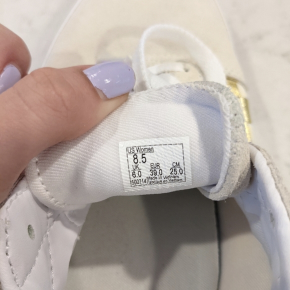 Vans Gold and Cream Checkered Shoes - Picture 6 of 7